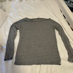 Medium grey off the shoulder shirt from gap